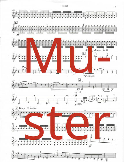 Notenmuster Orchester 