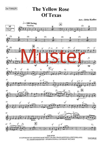 Notenmuster Orchester 