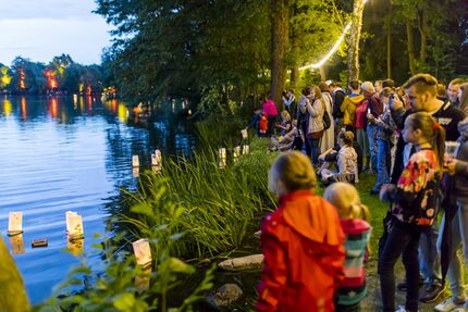 Lichterfest am Schwanenteich